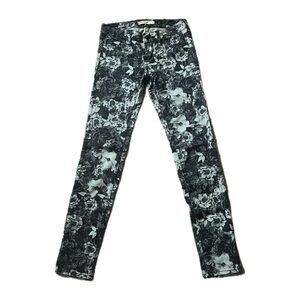 Bullhead Black Floral Jeans